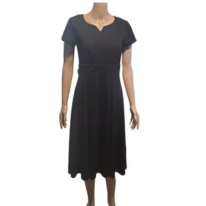 Cousins Concert Attire Size 6 SAVANNAH V-Notch Neck Short Sleeve MIDI Dress